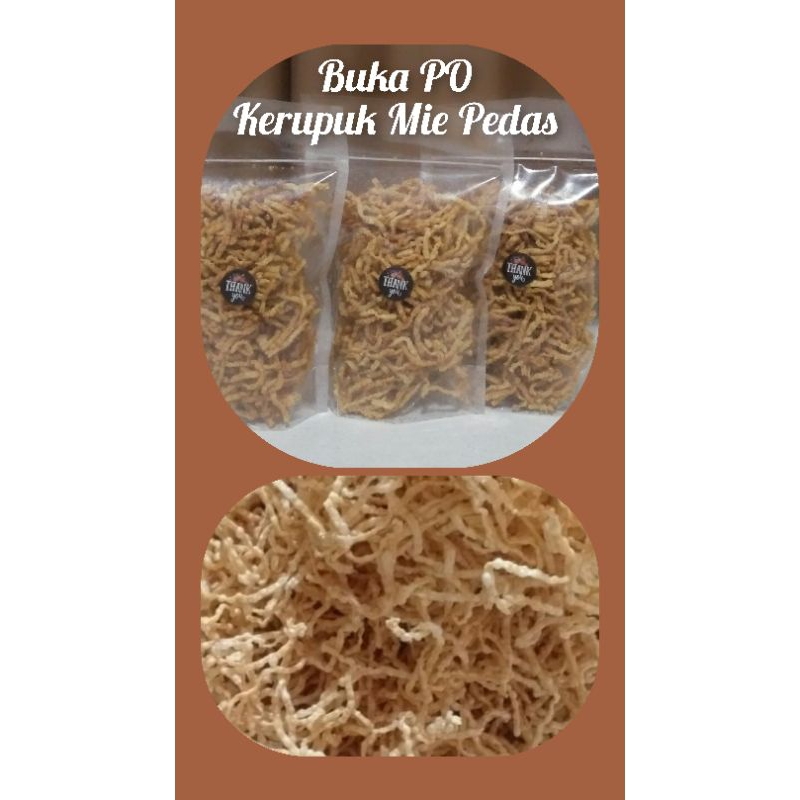 

Kerupuk Mie Pedas (Digoreng dadakan)