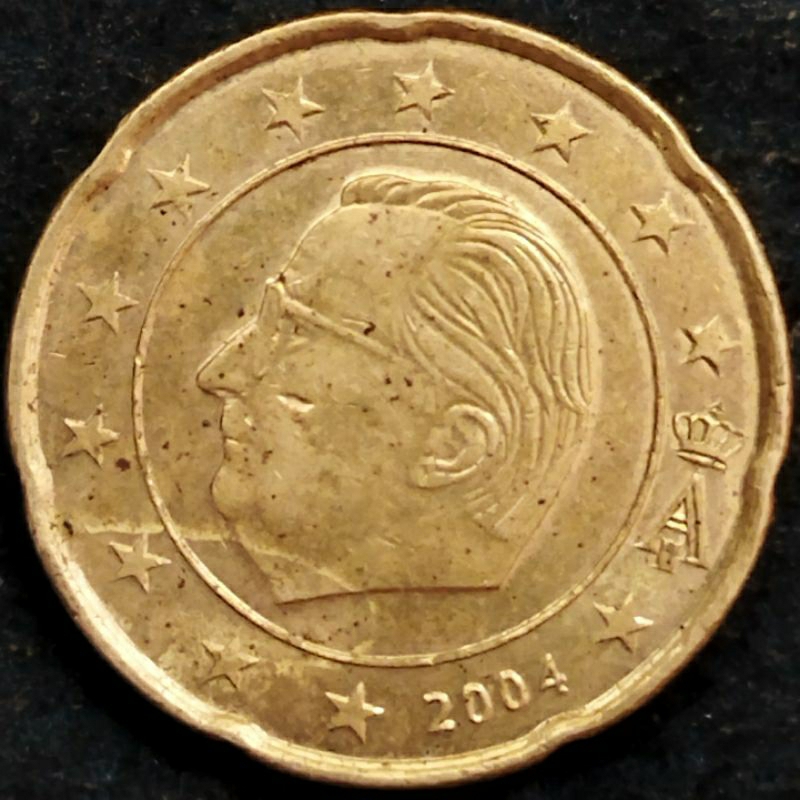 20 euro cent 2004 Belgium coin error