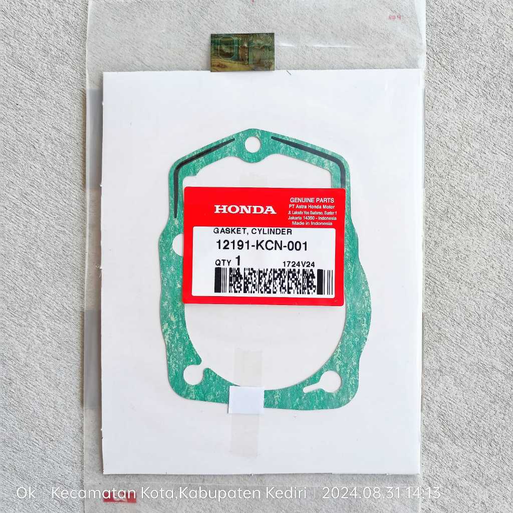 Packing-Paking-Gasket Blok Cylinder GL Max-Pro Megapro Tiger 2000-Tirev Phantom Ori AHM