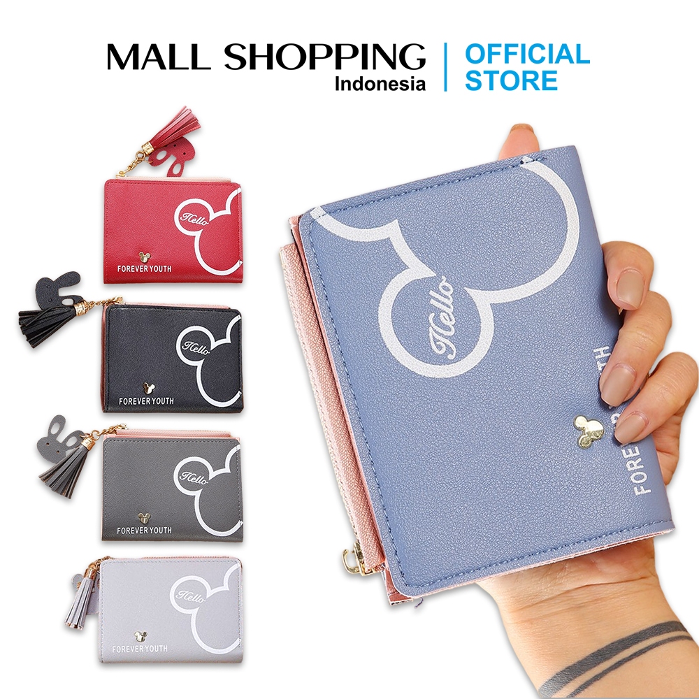 (COD) Dompet Lipat Wanita Dompet Kecil Kualitas Import MALL SHOPPING