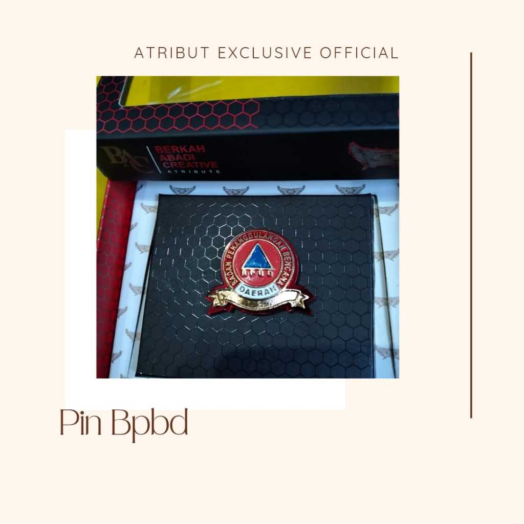 PIN BPBD / PIN BPBD AKRILIK EXCLUSIVE