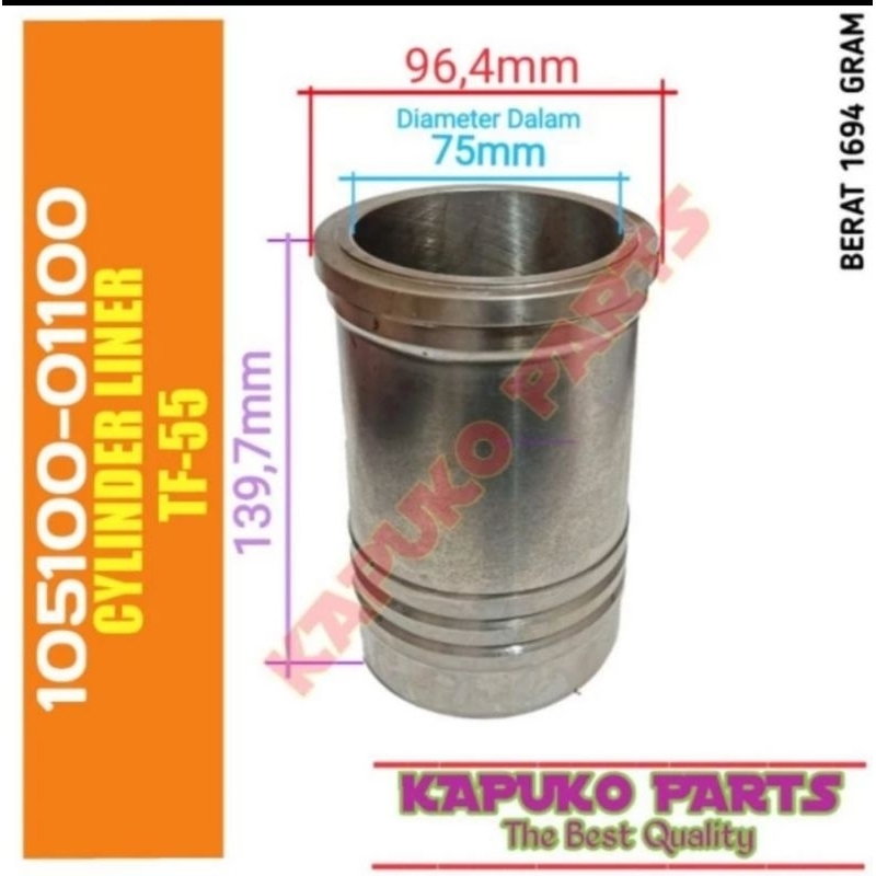 TF 55 CYLINDER LINER BORING 75MM UNTUK MESIN DIESEL YANMAR