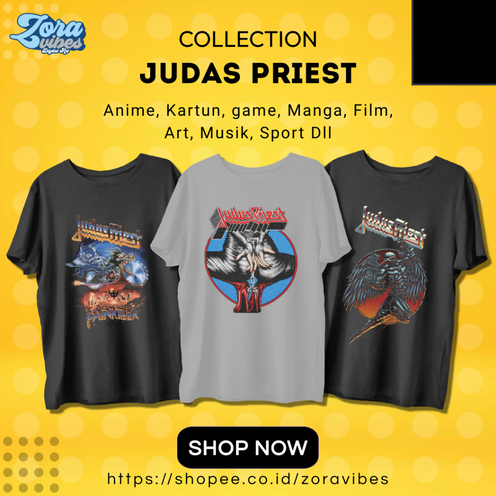 kaos JUDAS PRIEST British steel tshirt judas priest kaos band metal heavy rock