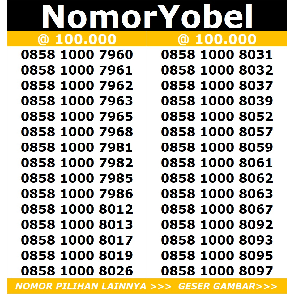 nomor cantik indosat ooredoo im3 mentari 100-08