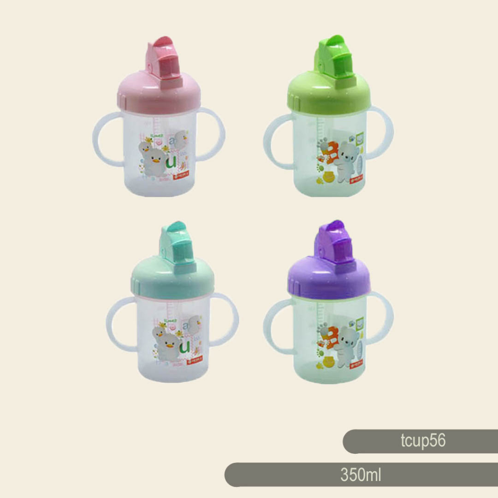 Training cup 250ml Lion star solo mug / gelas anak bayi balita belajar minum tcup56