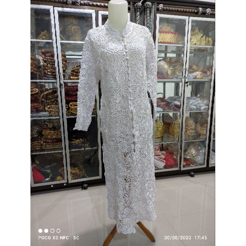 baju pakaian kebaya pengantin manten sulam usus Lampung