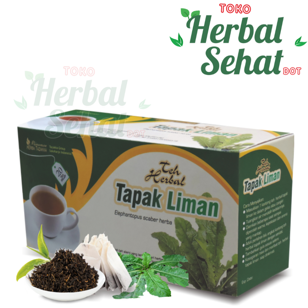 

Teh Herbal Tapak Liman Tazakka Isi 20 Kantong teh celup