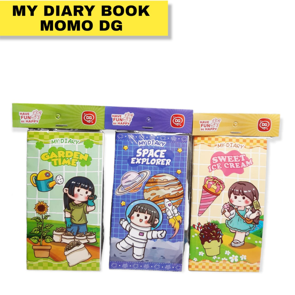 

MY DIARY BOOK / BUKU MOMO MY DIARY / BUKU DIARY FREE STIKER DAN JADWAL PELAJARAN