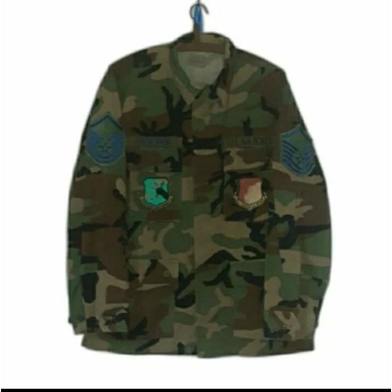 Kemeja BDU Woodland USAF