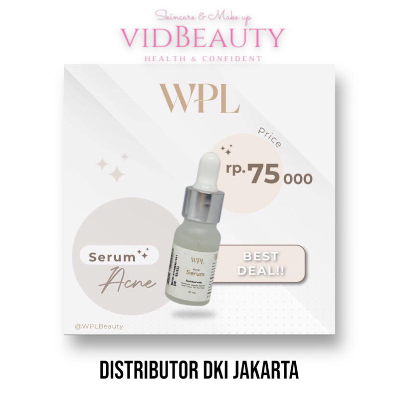 SERUM ACNE WPL SKINCARE BY WINNY PUTRI LUBIS WPL JAKARTA ULTRAGLOW JAKARTA SELATAN