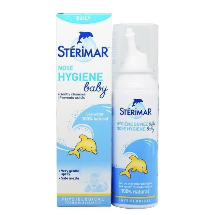 Sterimar Nose Hygiene 50ml / Semprotan Pelega Hidung Bayi Dan Anak / Mengatasi Hidung Tersumbat / Na