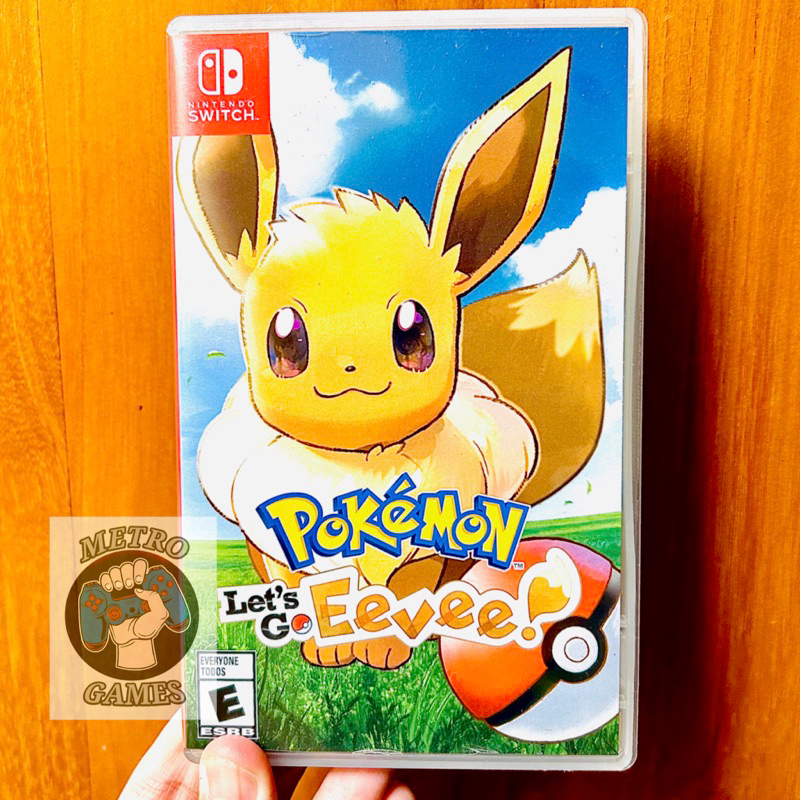 Pokemon Lets Go Eevee Switch Games Catridge Fisik Pokemon Let's Go To Eevee Nintendo Switch Game Nit