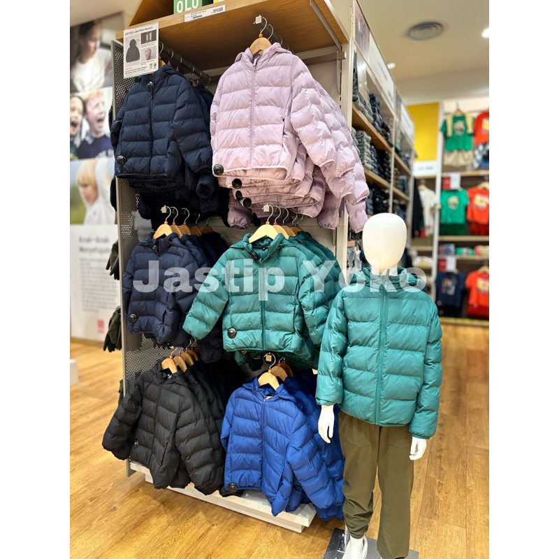 KIDS PUFFTECH Jaket Parka Washable (Warm Padded) UNIQLO