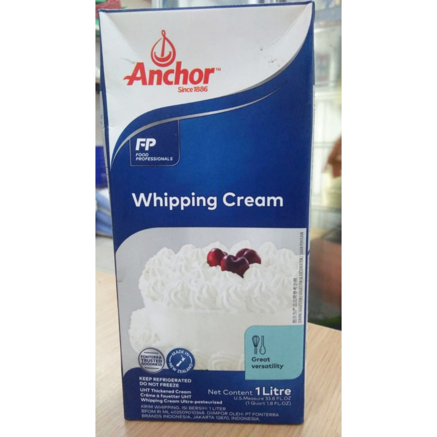 

Anchor Whipping Cream 1L (Gojek/Grab Only)