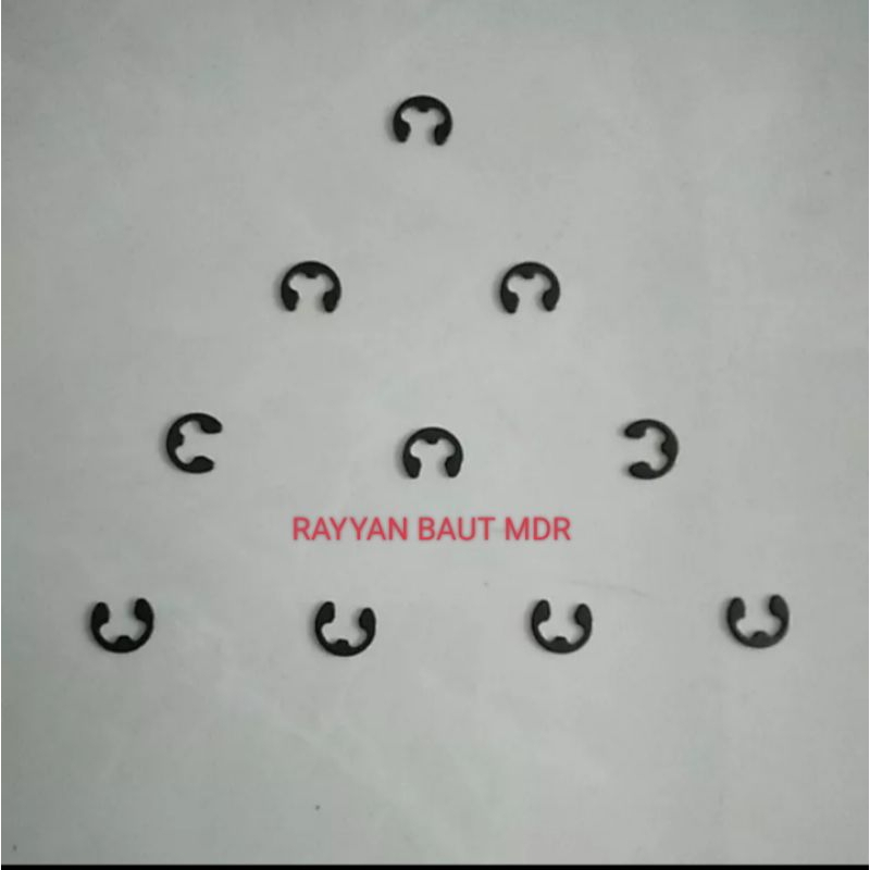 Senapring / snap Ring E5 / klip kampas ganda E5 1pcs