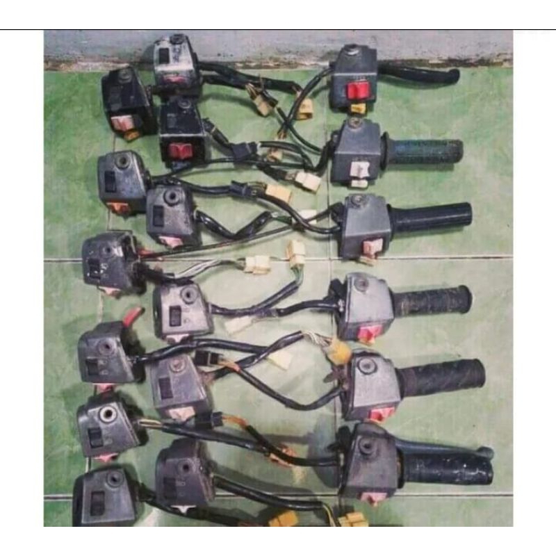 Holder kanan  kiri SUZUKI . RC100,Bravo original seccound