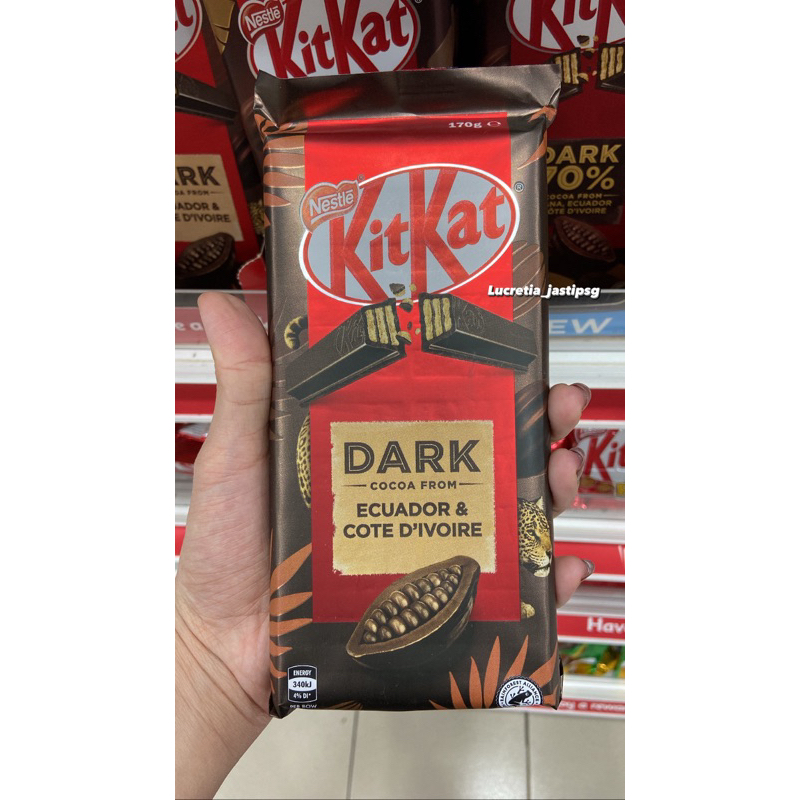 

Kit-Kat dark cocoa from ecuador & cote d’ivoire 170g