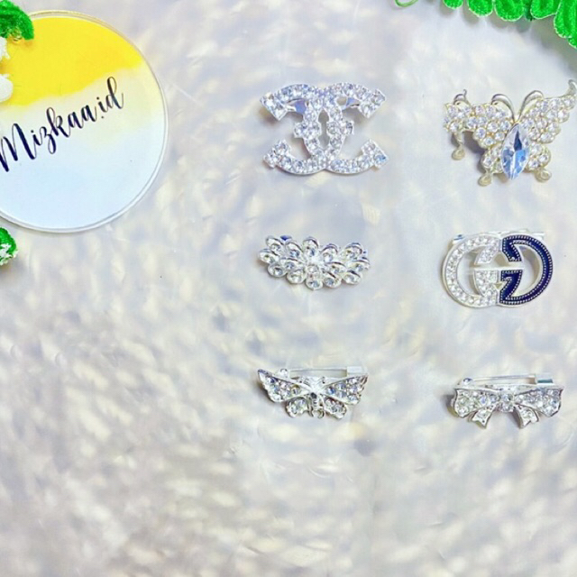 Bros Hijab Mini Tuspin Kecil Bros Dagu Korea Mizkaa