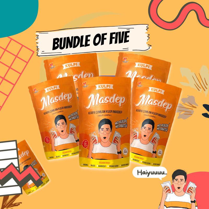 

[#BUNDLEOFFIVE] Keripik Kulit Lumpia Masdep