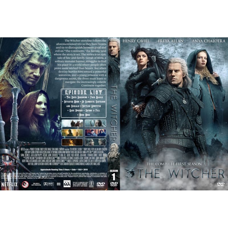 KASET FILM THE WITCHER SEASON 1 - KASET FILM SERI THE WITCHER - KASET FILM SERIES ACTION - KASET FIL