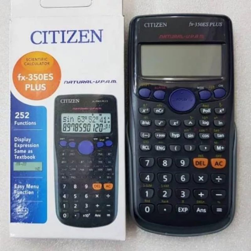 

kalkulator ilmiah scientific citizen fx-350esplus