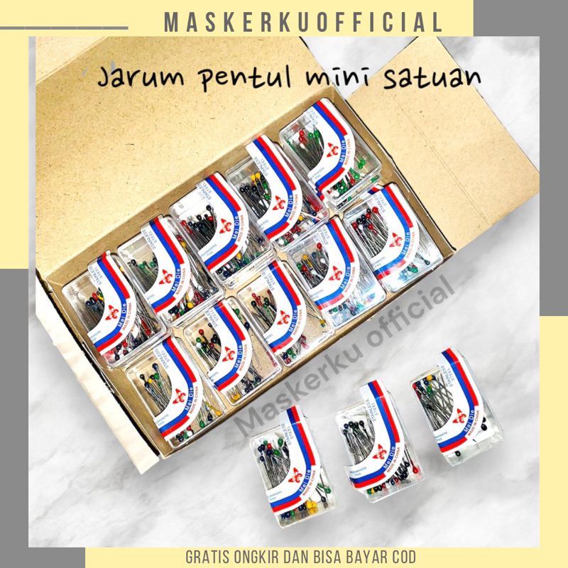 Jarum Pentul Mini Kecil / Jarum Pentul Hijab / jarum pentul wijen