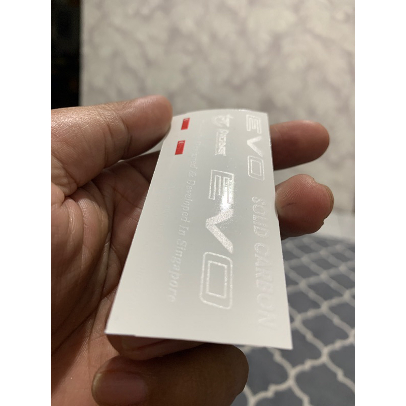 water slide decal joran premium evo solid carbon