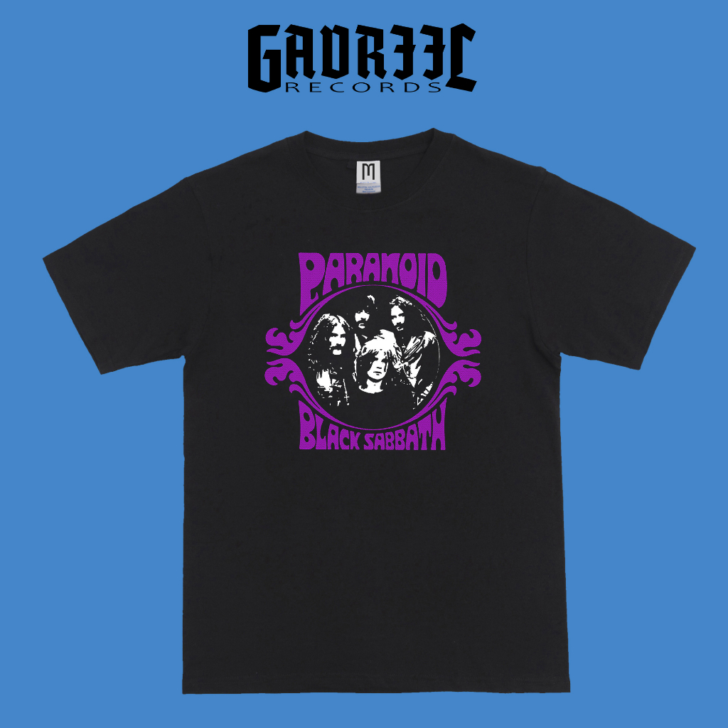 Kaos Band BLACK SABBATH Paranoid Tshirt
