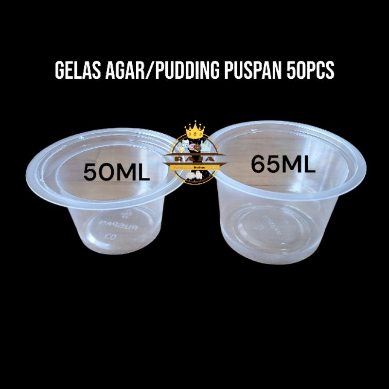 Gelas Agar Pudding Merk PUSPAN