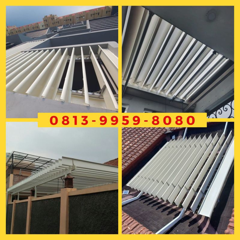 Atap buka tutup Kanopi Murah #kanopi