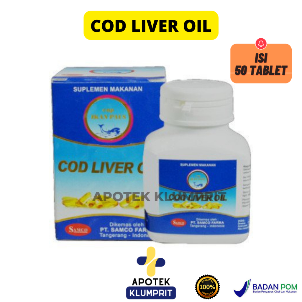 COD LIVER OIL / 50 CAPSUL / 100 CAPSUL / COD / LIVER / OIL