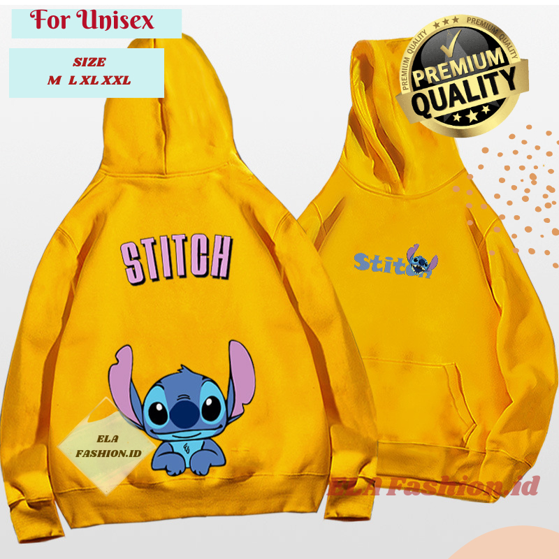 Hoodie Switer Kartun Lilo Stitch Kartun Disney
