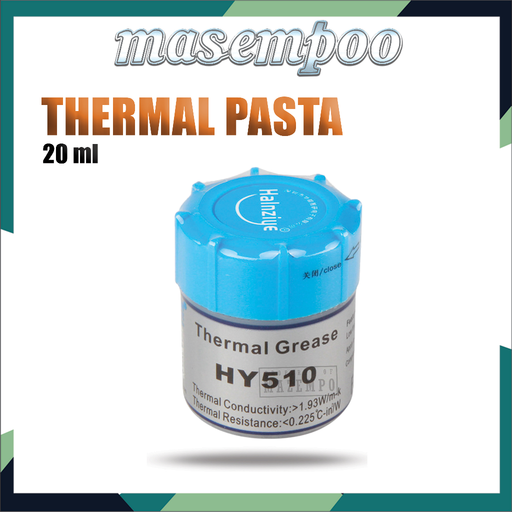 Thermal Pasta HALNZIYE HY510 Thermal Paste Pendingin cpu vga Processor LED