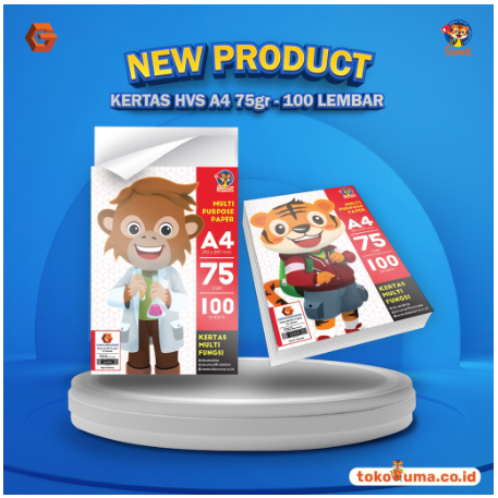 

SUMA Kertas Print A4 HVS 75 gr (Isi 100 Lembar)