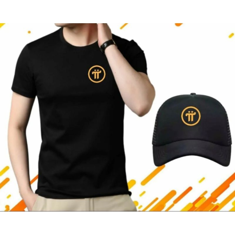 KAOS LOGO PI NETWORK BONUS TOPI