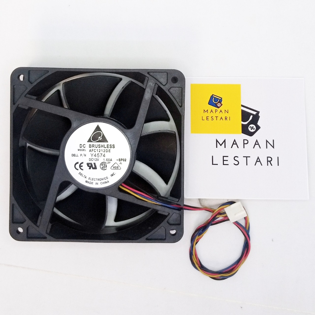 DELTA FAN 12V 1.6A 12CM Kipas AFC1212DE MINING DC Brushless