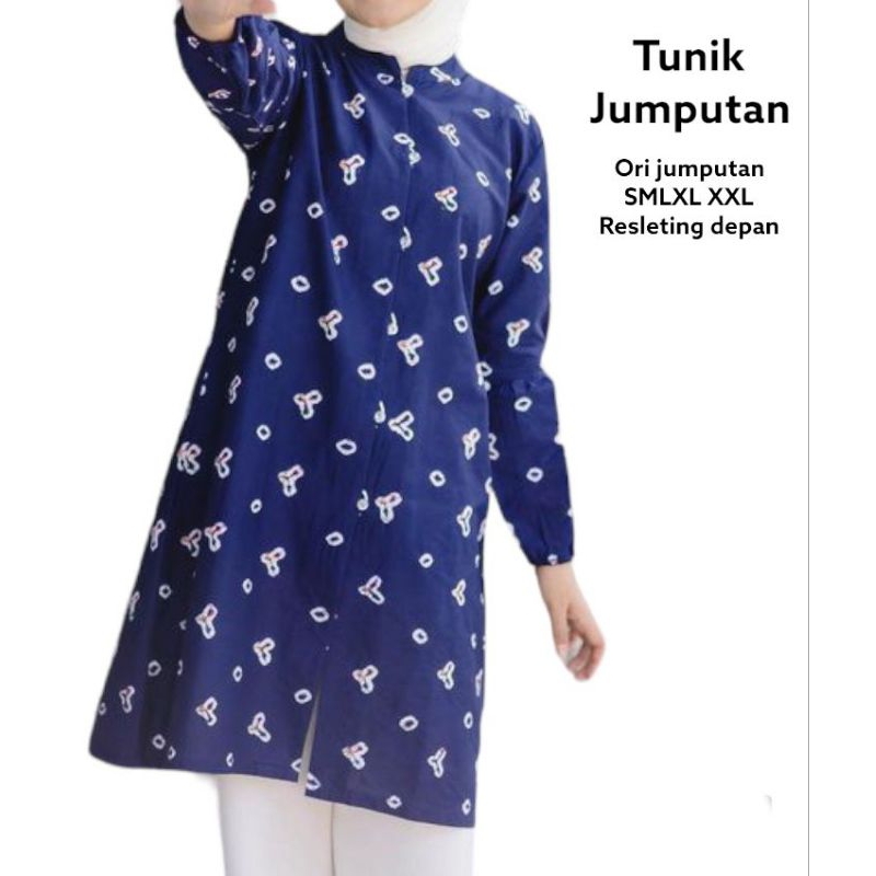 Tunik jumputan ori jumput hand made batik solo