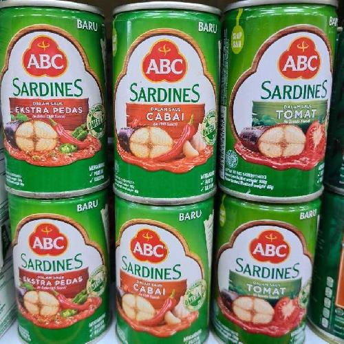 

ABC Sarden Saus Extra Pedas Cabai Tomat Serundeng 155gr dan 425gr Siap Goreng Bumbu Serundeng Sardines Abc SG