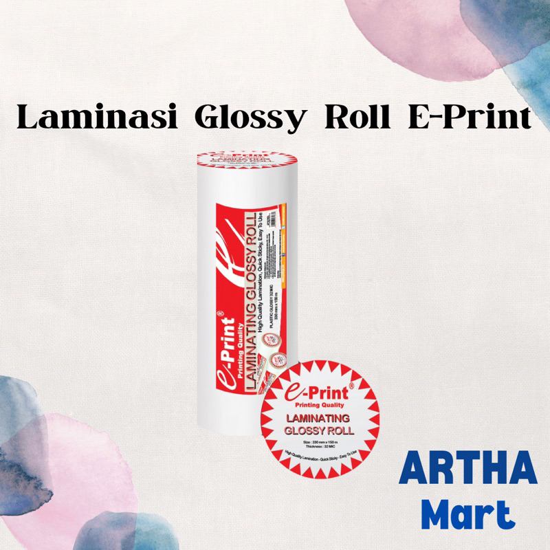 

E-PRINT - Laminating Glossy Roll - Roll