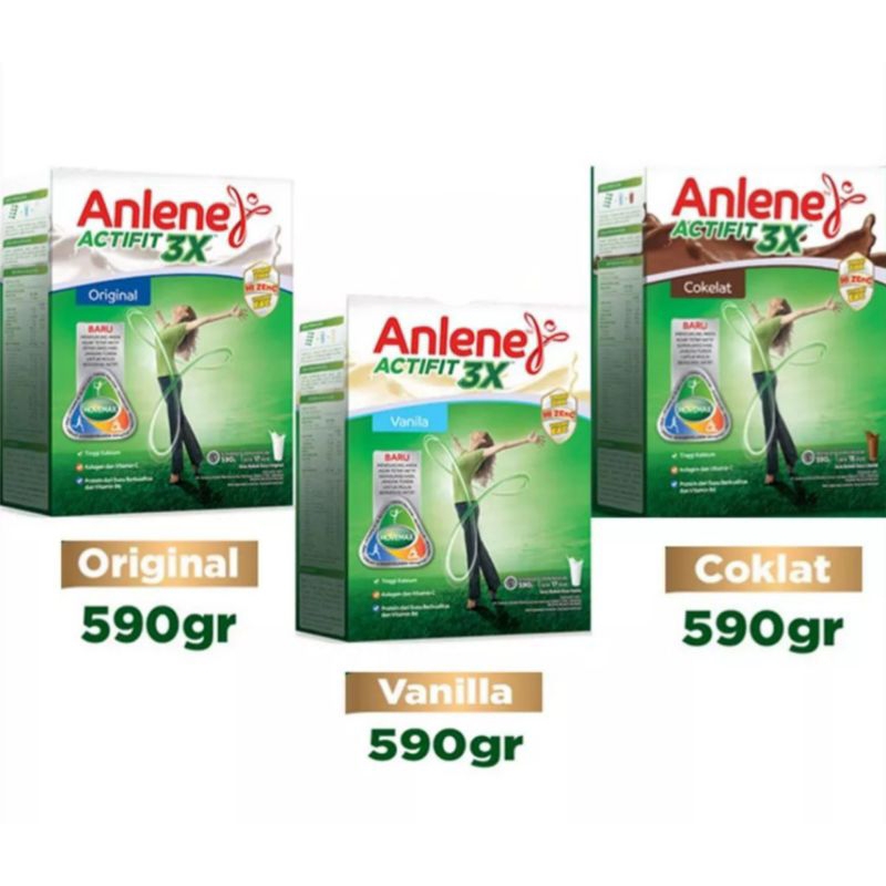 Anlene Actifit Coklat / Anlene Actifit Vanilla 600 Gram