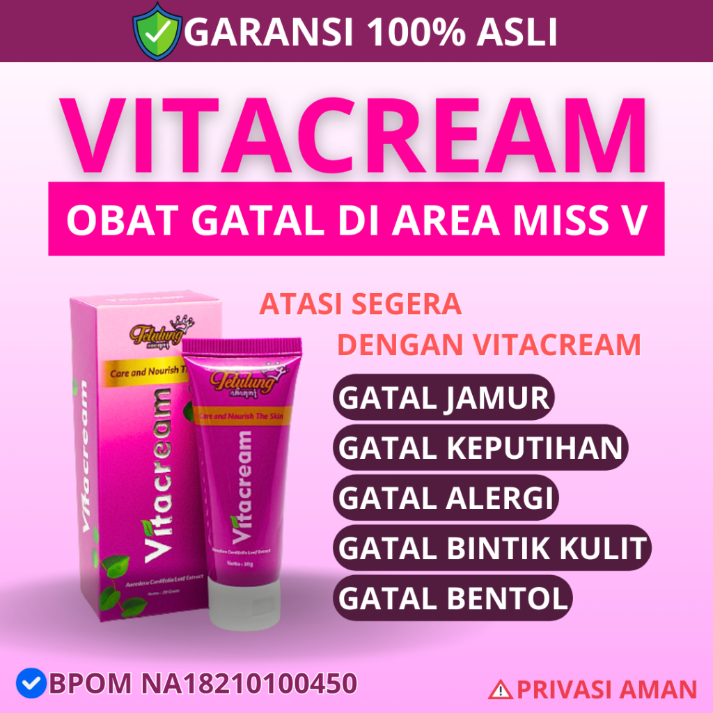 Obat Gatal Di Area Miss V Vita Cream Salep Gatal