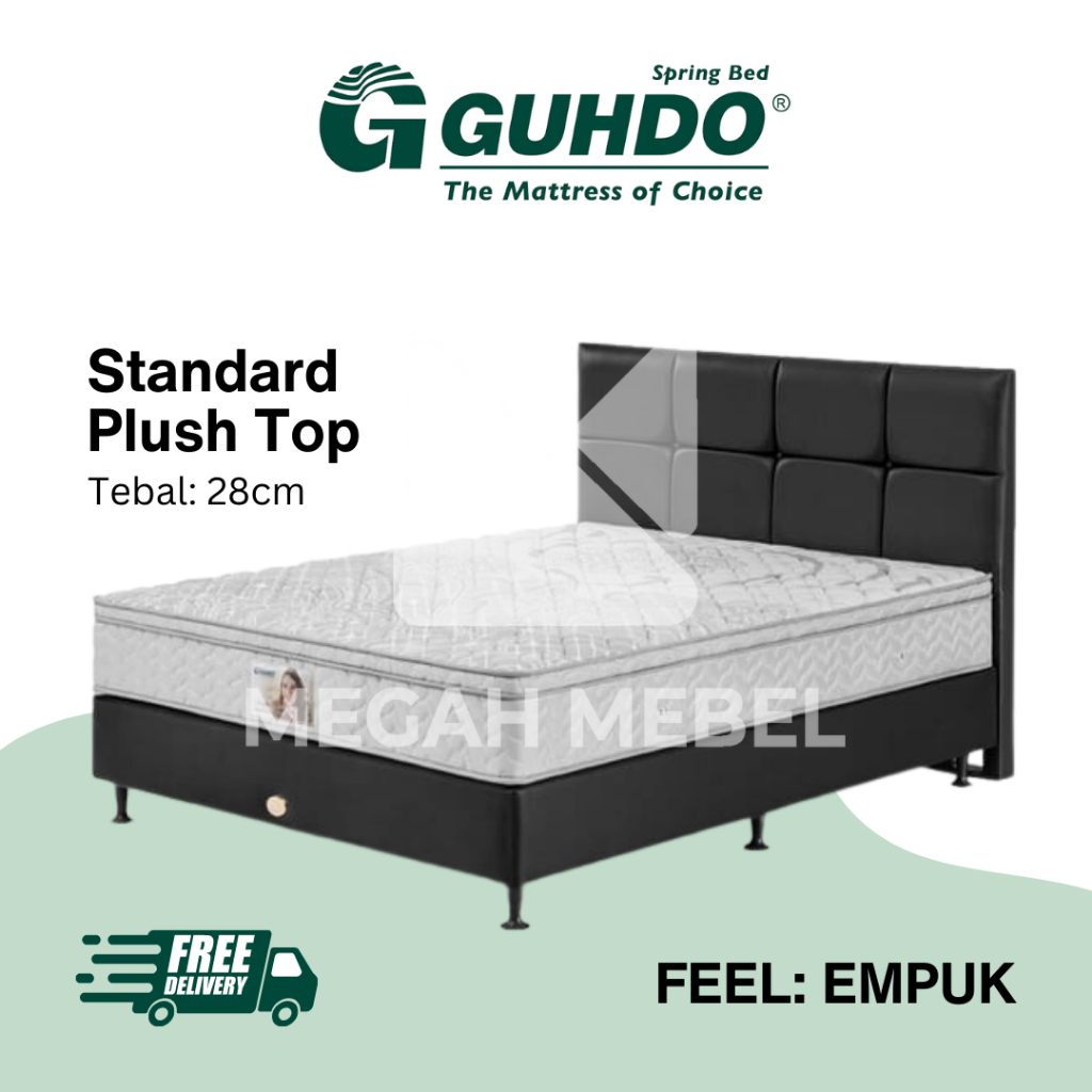 Spring Bed Guhdo Tipe Standard Plush Top Divan Atlantik