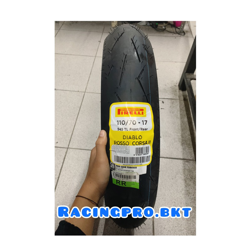 Ban Pirelli Diablo Rosso Corsa II 110/70 Ring 17 R Soft Compound