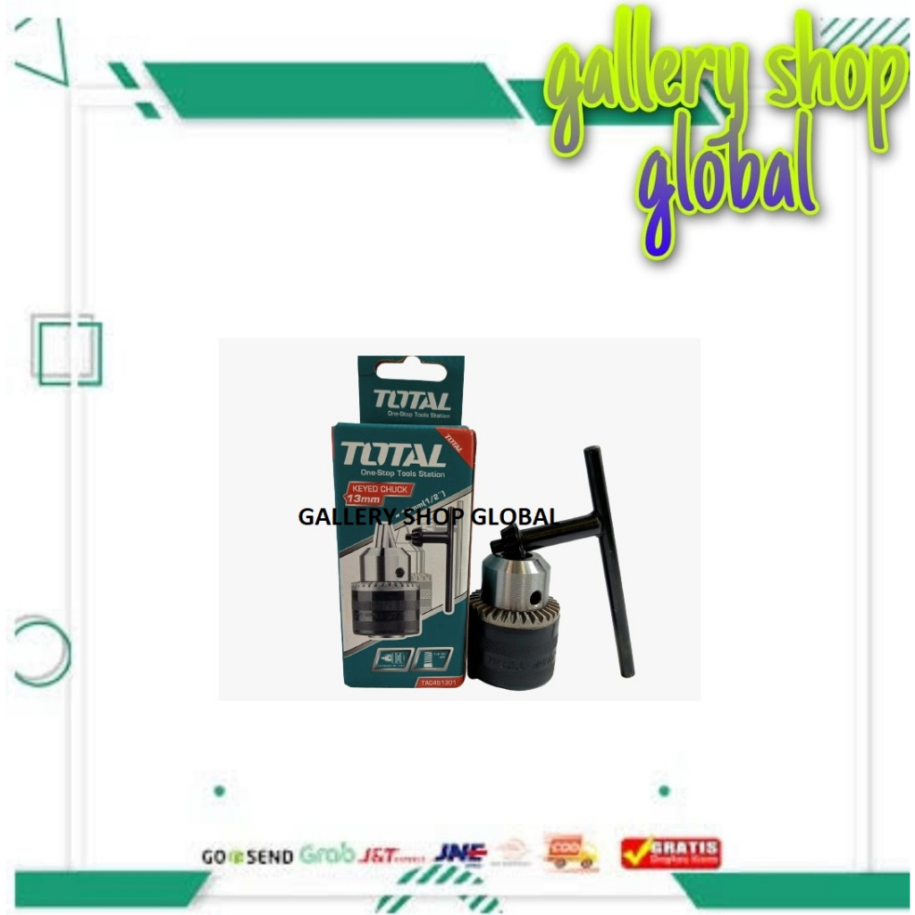 kepala bor 13mm chuck 13 mm drill chuck TOTAL