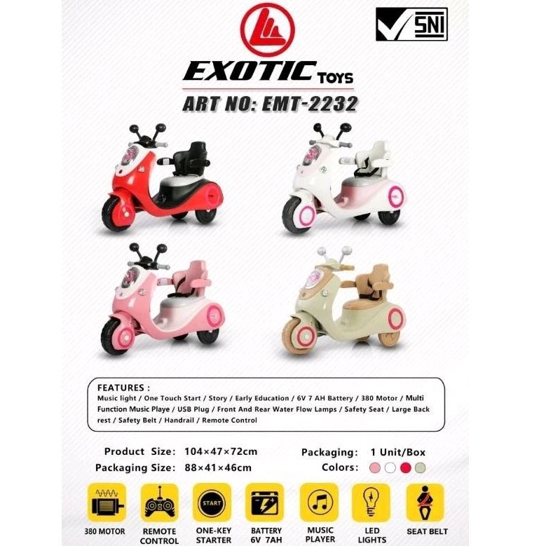 Motor Aki Exotic Remot Control Emt 2232