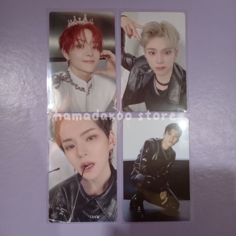 PHOTOCARD ASAHI KUCING JIHOON CROWN YOSHI GIGIT KACAMATA JEONGWOO TREASURE REBOOT BLACK VER