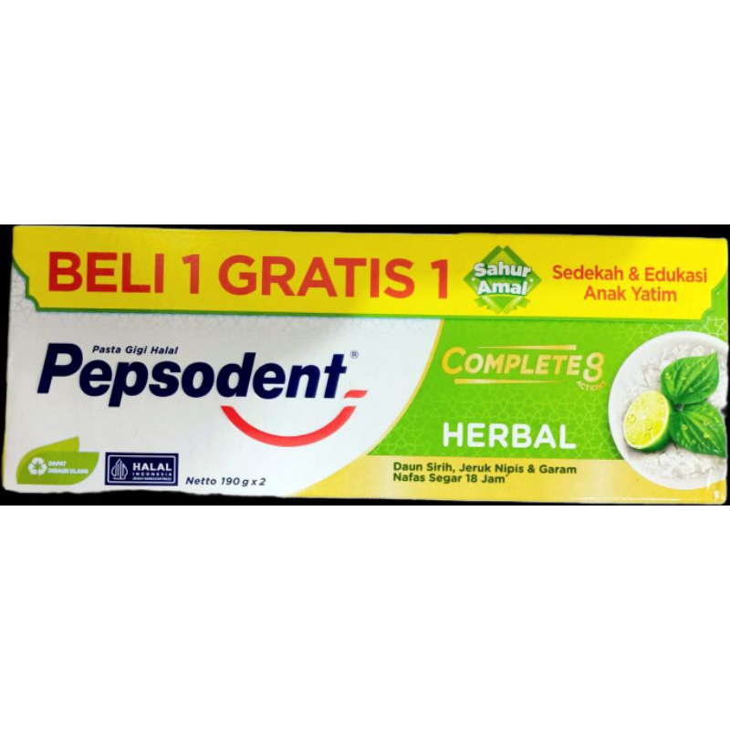 PEPSODENT HERBAL 190Gram