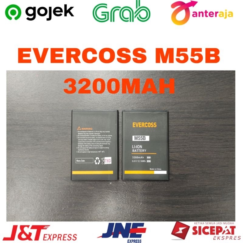 Batrai / Batre / Battery / Baterai EVERCOSS M55B / 3200MAH