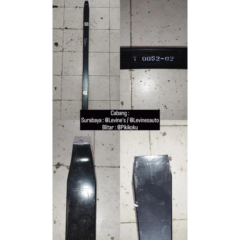 per belakang rino nomer 2 t52-02 merk indospring / per induk belakang rino nomer 2 / per daun rino b