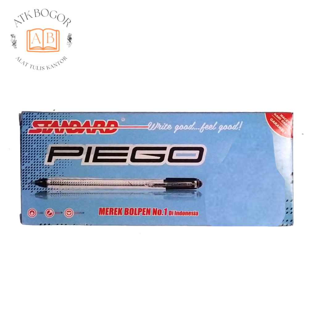 

Pulpen Jel Ukuran 0.5 Tinta Hitam Ujung Lancip Standard Piego Needle Tip Gel Pen - Isi 1 Pack / 12 Pcs